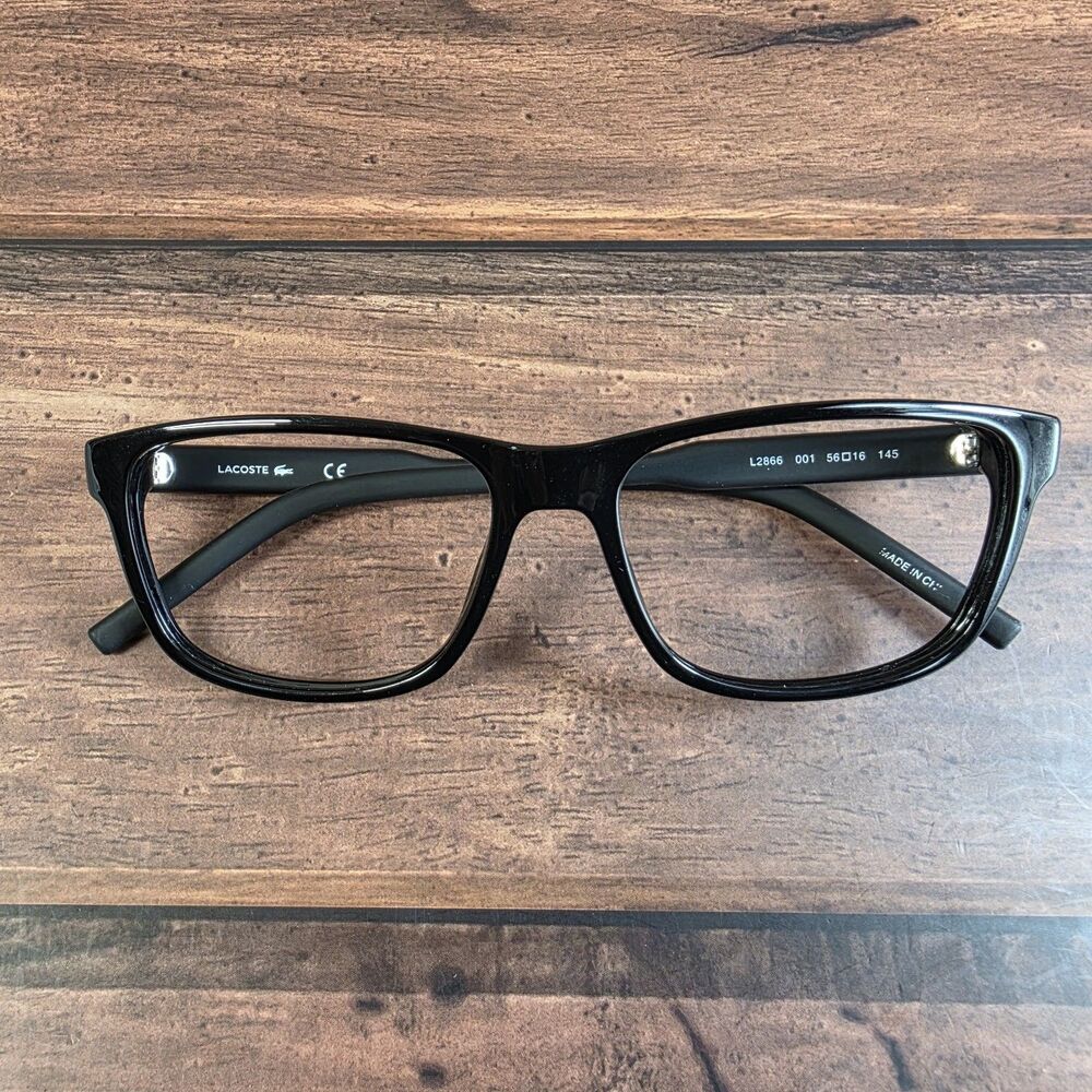 Lacoste‎ Sunglasses L2866 001 Black 56-16-145 FRAMES ONLY